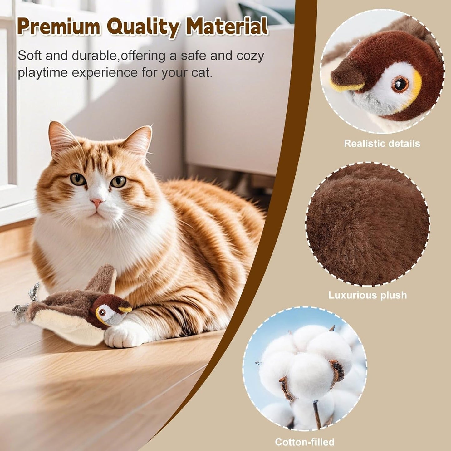 Exciting Chirping Bird Cat Toy