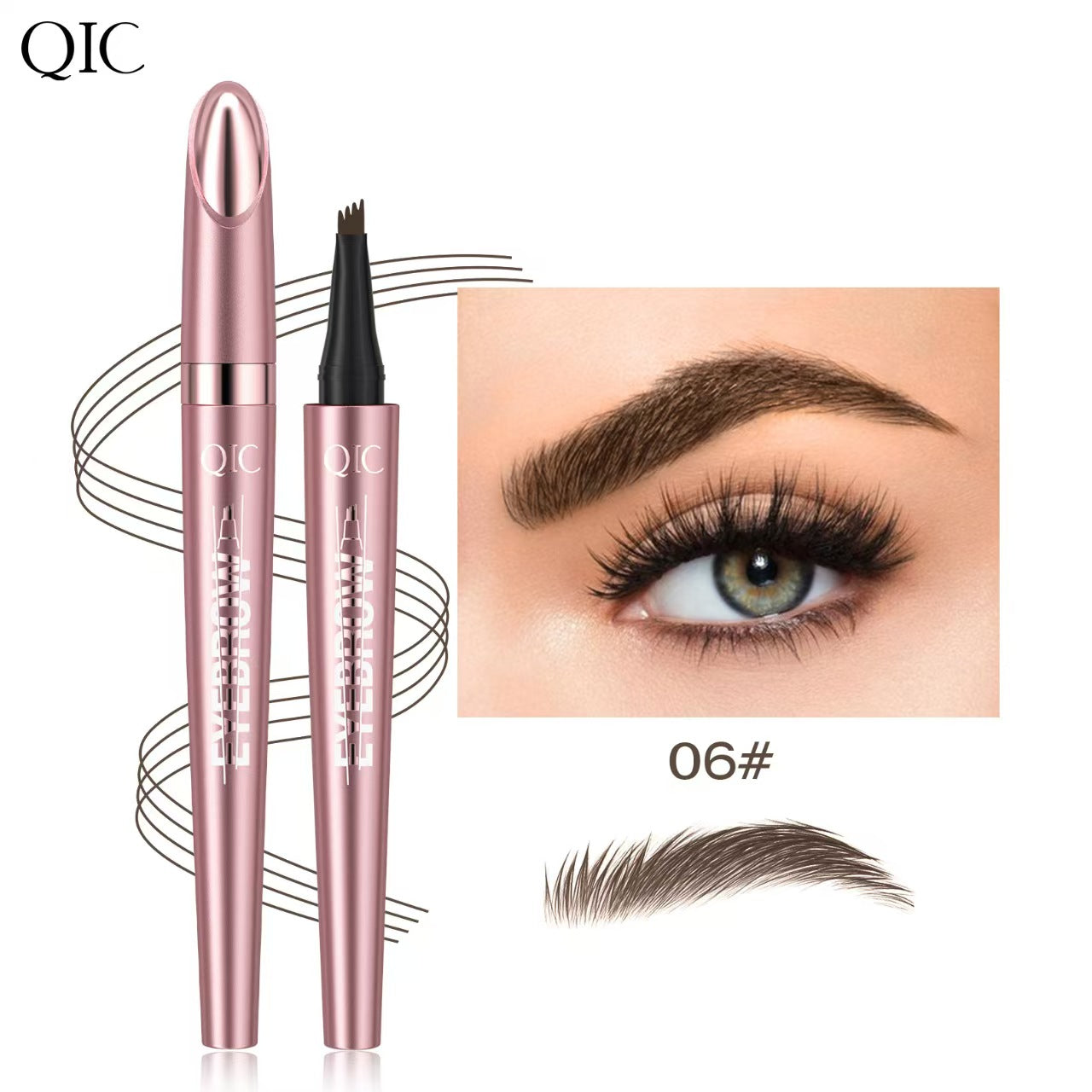 ⚡️First 100:2nd Item 60%Off🔥Waterproof Micro-Fork Eyebrow Pencil, Long-Lasting Brow Pen for Natural Hair-Like Strokes, Smudge-Proof Makeup Tool for Daily Use & Soft Glam-TJY
