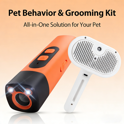 🐶3-in-1 Ultrasonic Dog Repeller & Anti-Barking Trainer🔊✨