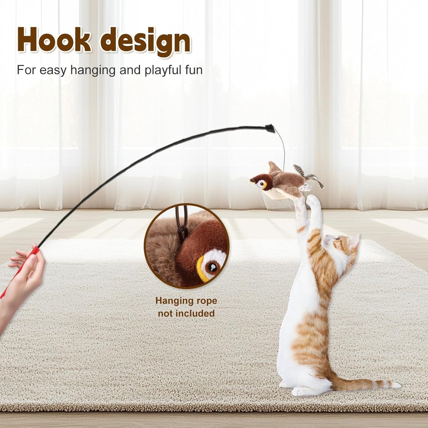 Exciting Chirping Bird Cat Toy