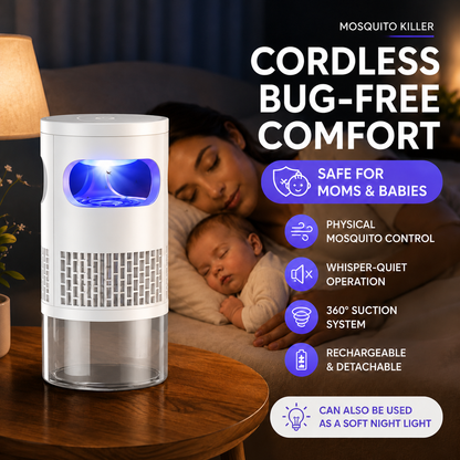 🦟 49% OFF! UV Mosquito Killer Lamp – quiet, USB, chemical-free. 50K+ sold! 🔇🌙