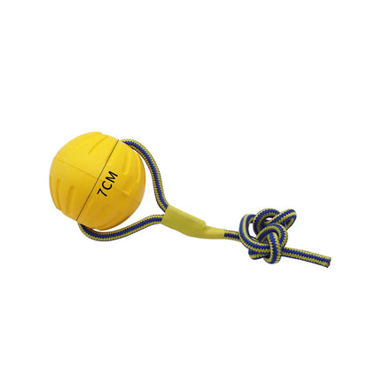 7/9cm Indestructible Solid Rubber Ball Pet Dog Training Chew Play Fetch Bite Toy Dog Toys For Small Medium Large Dog Interactive