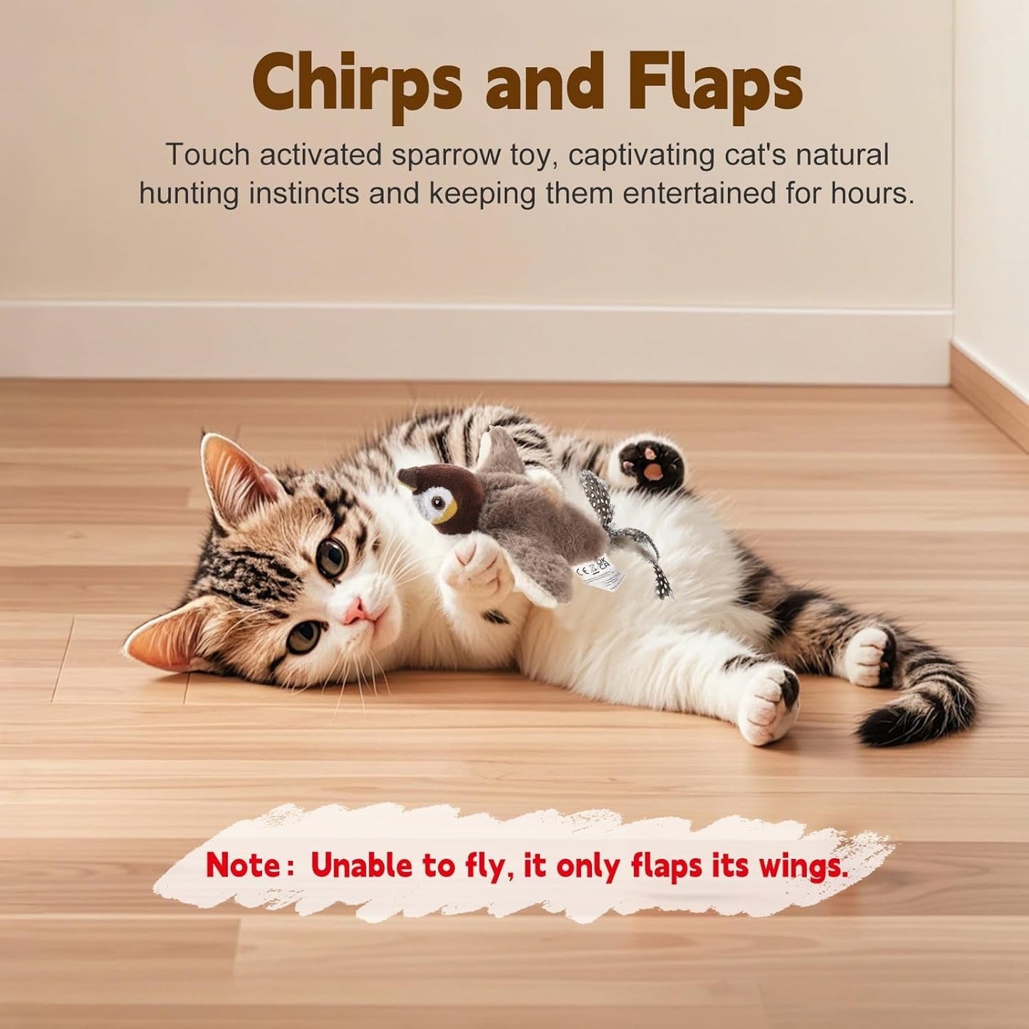 Exciting Chirping Bird Cat Toy