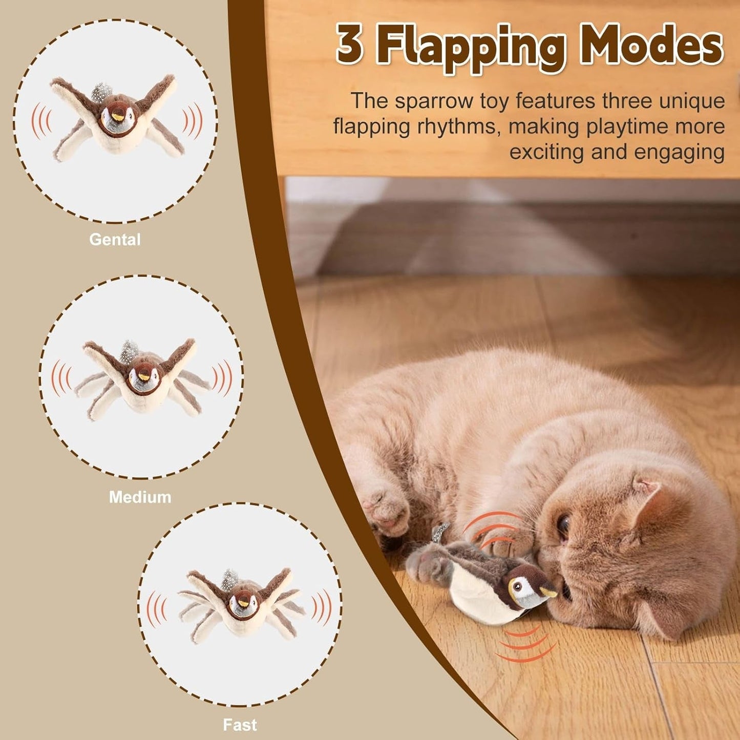 Exciting Chirping Bird Cat Toy