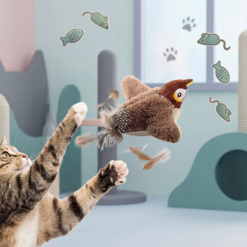 Exciting Chirping Bird Cat Toy